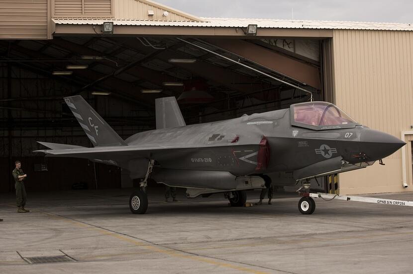 Myśliwiec piątej generacji Lockheed Martin F-35 na wyposażeniu US Air Force / autor: Pixabay