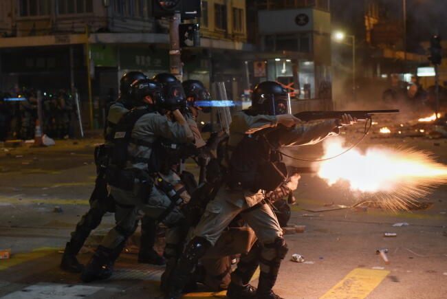Antyrządowy protest w Hongkongu 20:27 / autor: PAP/EPA