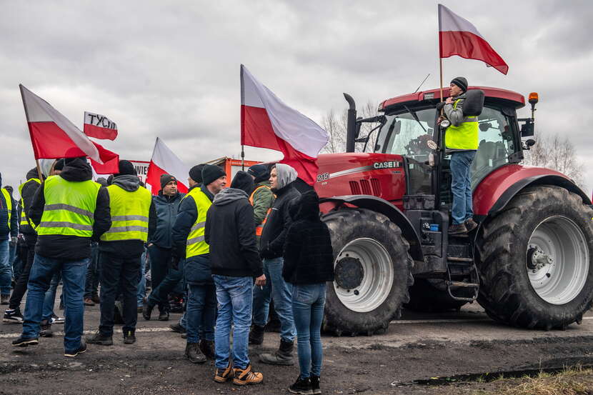Protest rolników / autor: PAP