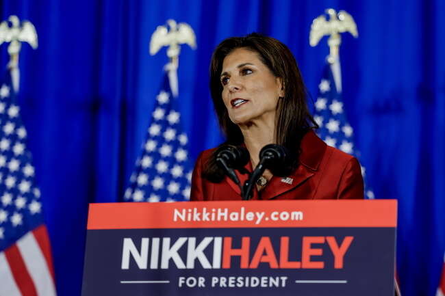 Nikki Haley zapowiada, że nie wycofa się z wyścigu prezydenckiego / autor: PAP/EPA/ERIK S. LESSER