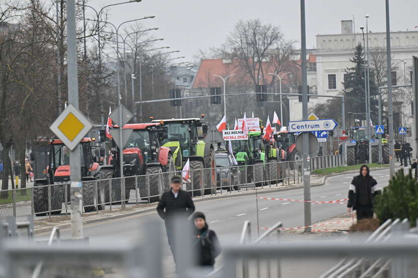 Protest rolników w Kielcach / autor: PAP