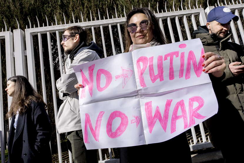 Protesty przeciwko Putinowi / autor: PAP
