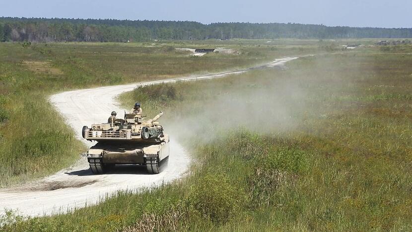 Czołg amerykański M1A1 Abrams (zdjęcie nie pochodzi z obecnych ćwiczeń) / autor: fot. Pixabay