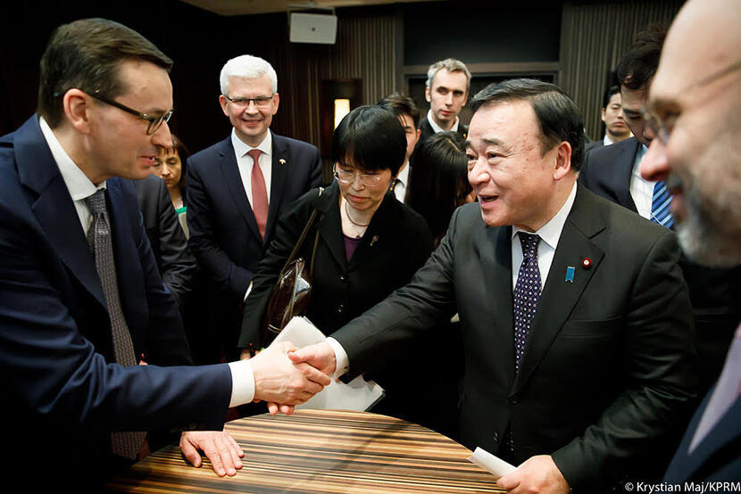 Morawiecki podczas wizyty w Tokio / autor: Kancelaria Prezesa Rady Ministrów