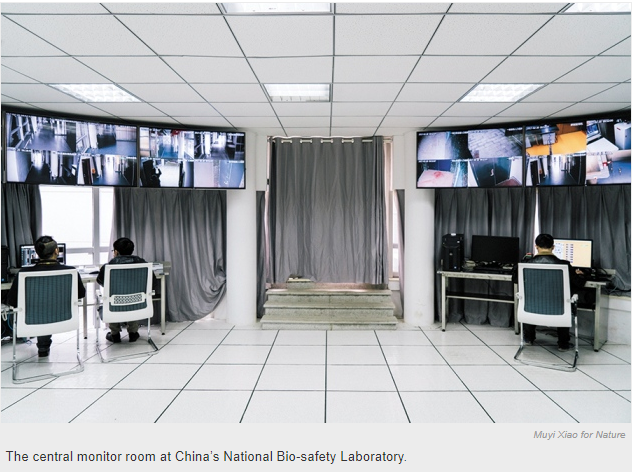 Laboratorium w Wuhan / autor: Nature.com