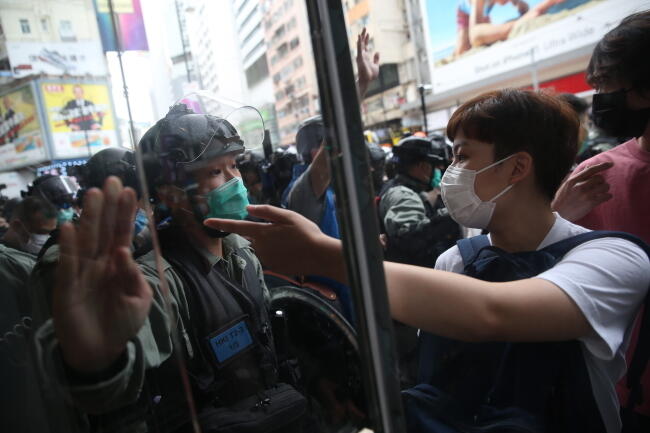 Protesty w Hongkonku / autor: PAP/EPA/JEROME FAVRE