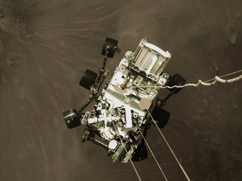 Lądowanie na Marsie / autor: NASA/EPA/PAP