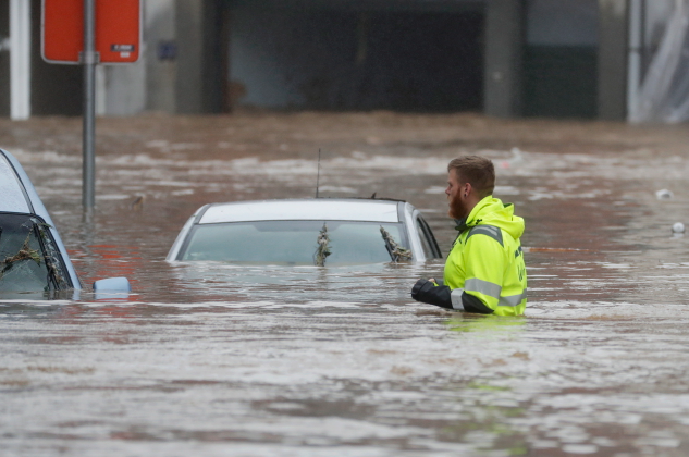 Powódź w Belgii / autor: PAP/EPA/STEPHANIE LECOCQ