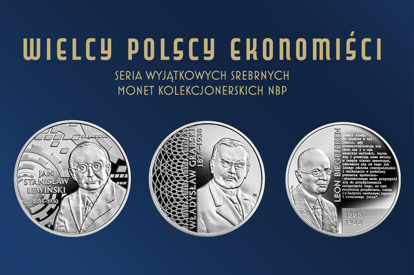 Wielcy polscy ekonomiści / autor: NBP