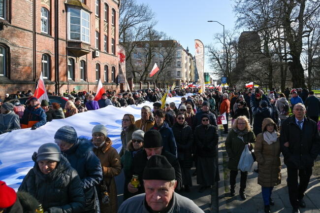 Marsz papieski w Szczecinie / autor: PAP/Marcin Bielecki