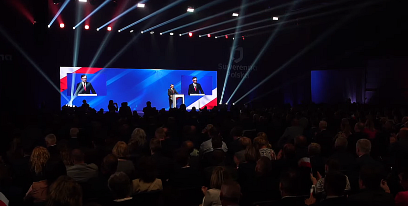 Zbigniew Ziobro podczas konwencji Suwerennej Polski / autor: Screen/YouTube
