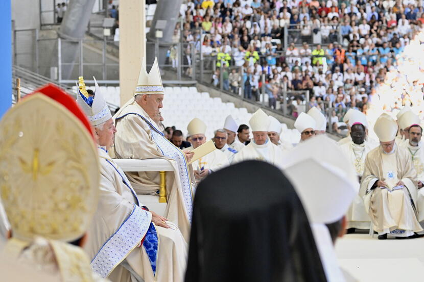 Papież Franciszek z wizytą w Marsylii / autor: PAP