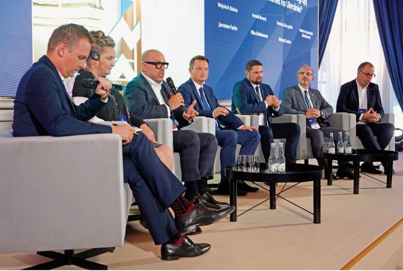 Panel „Kierunek: odbudowa. Jaką rolę odegrają Polska i polski biznes na Ukrainie”/autor: Fratria
