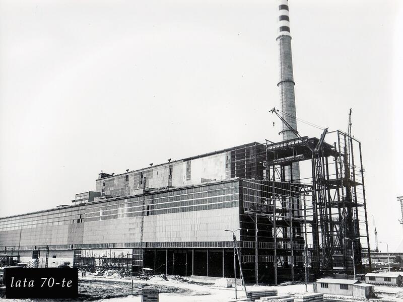 Plany budowy rybnickiej elektrowni sięgają roku 1966, nz. budowa bloków 3. i 4. / autor: materiały prasowe PGE