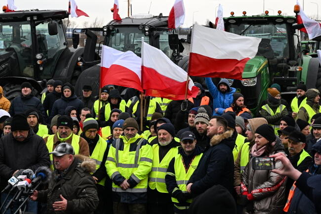 Protest rolników w Medyce / autor: PAP/Darek Delmanowicz