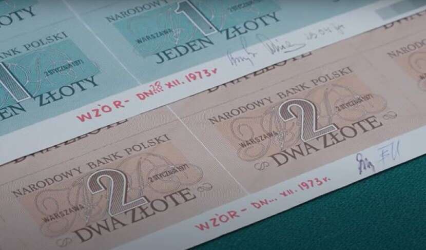 Banknoty o niskich nominałach 1 i 2 zł miały zastąpić bilon / autor: materiały prasowe - screen YT / @NBPpl