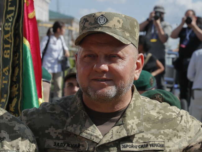 Generał Walerij Załużnyj, były dowódca Sił Zbrojnych Ukrainy / autor: PAP/EPA/SERGEY DOLZHENKO