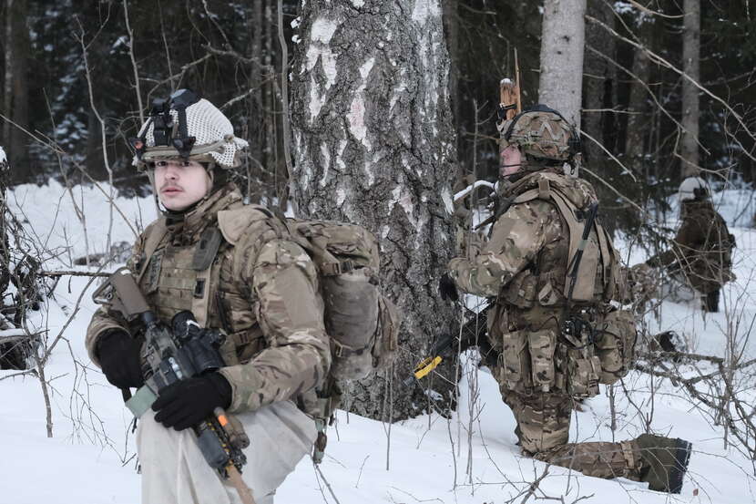 Wojska NATO trenować będą także w Estonii / autor: PAP/EPA/VALDA KALNINA