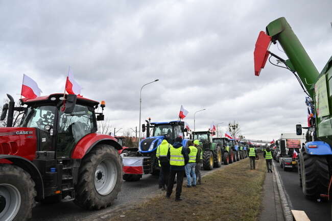 Protest rolników w centrum Wrocławia / autor: PAP/Maciej Kulczyński
