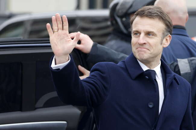 Prezydent Francji Emmanuel Macron / autor: PAP/. EPA/LUDOVIC MARIN