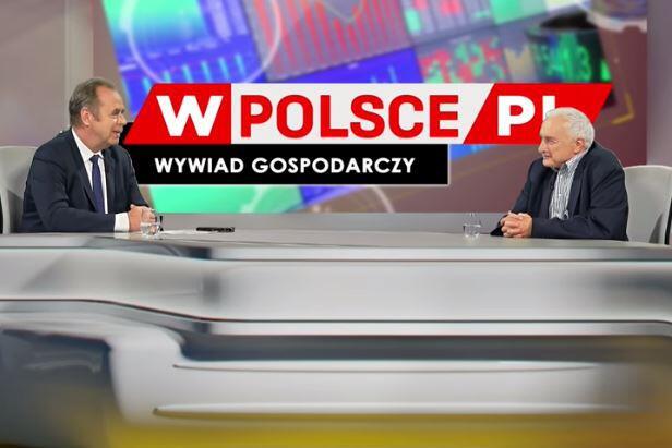 red. Jerzy Bielewicz i prof. Jerzy Żyżyński w studio telewizji internetowej wPolsce.pl